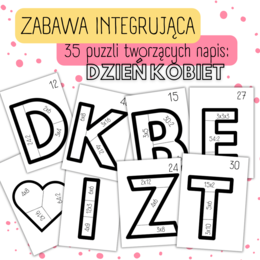 DZIEŃ KOBIET – zabawa integrująca – mnożenie/dzielenie