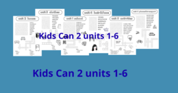 Kids Can 2 units 1-6 krzyżówki i wykreślanki