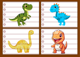 DZIEŃ DINOZAURA - puzzle – biblioteka – świetlica – przedszkole – 12 wersji