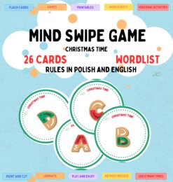 Christmas Mind Swipe Game, lesson warm up/ Świąteczna gra na rozgrzewkę, utrwalenie- poszerzenie słownictwa