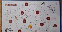 Mikołajek - gra planszowa, grywalizacja, test z lektury, klasa 4