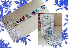 Clothes Ubrania wklejka pralka czarno biała