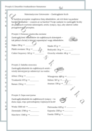 Matematyczne Gotowanie - zaokrąglanie liczb