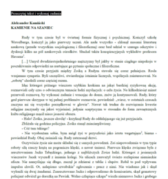 Egzamin ósmoklasisty – Arkusz z języka polskiego „Kamienie na szaniec” | Pełny test z kluczem odpowiedzi