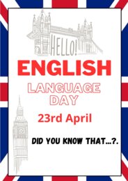 Dzień Języka Angielskiego English Language Day