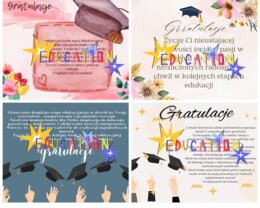Zakończenie roku szkolnego, sentencje gratulacyjne.