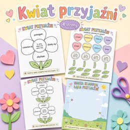 Kwiat przyjaźni - praca plastyczna