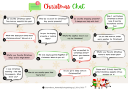 "Christmas Chat" - swiąteczny klimat + utrwalenie Present Simple