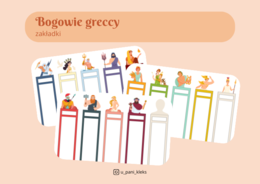 Zakładki z bogami greckimi