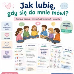 Rozmowa klasowa. Jak lubię, gdy się do mnie mówi?