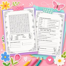 Wykreślanka wiosennych pojęć