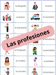 Domino ze słówkami "Las profesiones" (Zawody)