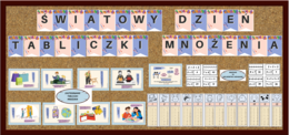 Gazetka - Światowy Dzień Tabliczki Mnożenia.