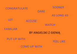 Słowa-klucze (transformacje) - do druku i wypełniania