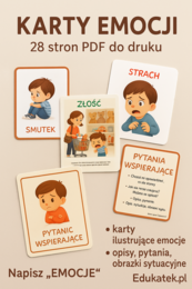 Karty Emocji – gra wspierająca rozwój emocjonalny i społeczny