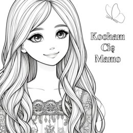 Dzień Mamy - kolorowanki