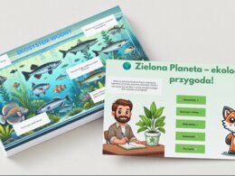Ekologiczna przygoda. Ekosystem wodny. Ekosystem leśny. Gra MEMORY. Puzzle. QUIZ. [PAKIET]