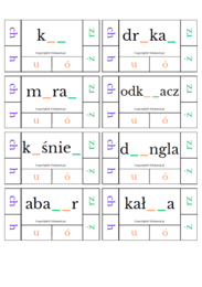 Klamerkowa ortografia - trudniejsze wyrazy