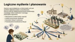 Edukacja przez szachy w szkole – prezentacja PDF (15 slajdów), rozwój myślenia, koncentracji i matematyki