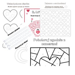 Materiał edukacyjny dla dzieci Walentynki