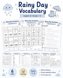 Rainy Day Vocabulary