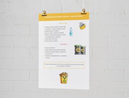 Instrukcje segregacji śmieci w szkole