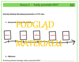 Komisja Edukacji Narodowej - stacje zadaniowe