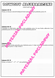 MINI MATURA. MATEMATYKA. Dowody algebraiczne i geometryczne.