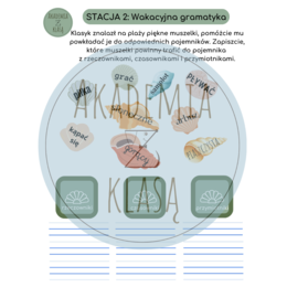 5 STACJI ZADANIOWYCH dla kl.3 – WAKACYJNA PRZYGODA Z KLASYKIEM