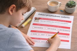 WIELKA I MAŁA LITERA [Karta pracy, sprawdzian]