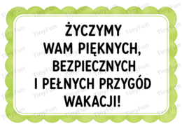 Witajcie Wakacje! – Dekoracja Gazetki Szkolnej na Zakończenie Roku