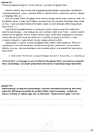 Zadania egzaminacyjne z j.polskiego - Czytanie ze zrozumieniem
