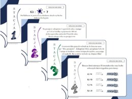 Pomysł na lekcję - stacje zadaniowe Tabliczka mnożenia.