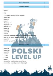 Test  leksyka  E8_50 zadań+ klucz_Polski Level Up