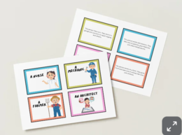 Printable A2-level flashcards Jobs