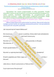 "AKADEMIA PANA KLEKSA" & "PODRÓŻE PANA KLEKSA" - QUIZ, LOTERIA, SPRAWDZIAN