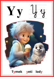 Litery - plansze pokazowe, karty pracy - do samodzielnego wydruku