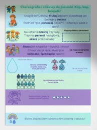 Piosenka: "Kap, kap, kropelki"