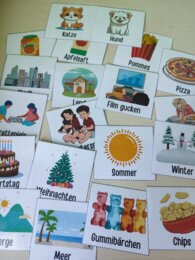 Dies oder das? - język niemiecki - prosta gra językowa