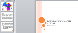 Dekolonizacja Azji i Afryki - prezentacja