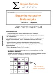 Próbny arkusz maturalny z matematyki  nr 2 (podstawa)( zgodny z CKE 2026) (z odpowiedziami)