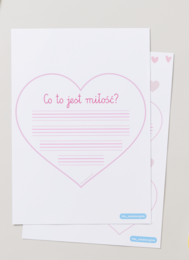 Walentynki - karty pracy