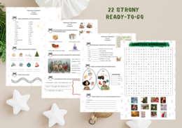 🎄Christmas PACK  - Dla klas 1-3 - Karty pracy - gry - ćwiczenia