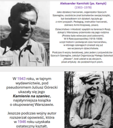 Rudy, Alek, Zośka. Bohaterowie KAMIENI NA SZANIEC