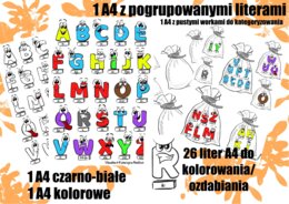 Alfabet angielski alphabet transkrypcja 30stron