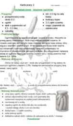 Stężenia procentowe roztworów- kiszenie ogórków
