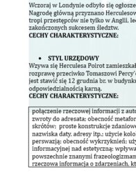 STYLE WYPOWIEDZI - MATERIAŁ DLA UCZNIÓW KLAS 7-8