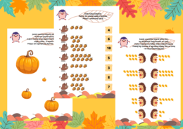 JESIENNE ZADANIA DLA PRZEDSZKOLAKÓW