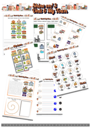 Karty pracy - Shine on! 3 unit 6 My town