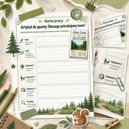Artykuł do gazety: Dlaczego potrzebujemy lasów?
